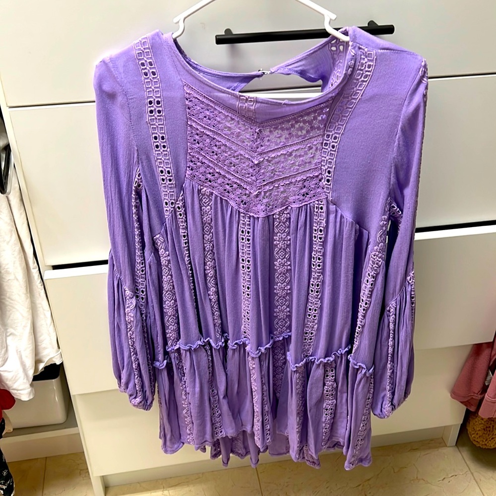 Free people high low tunic dress